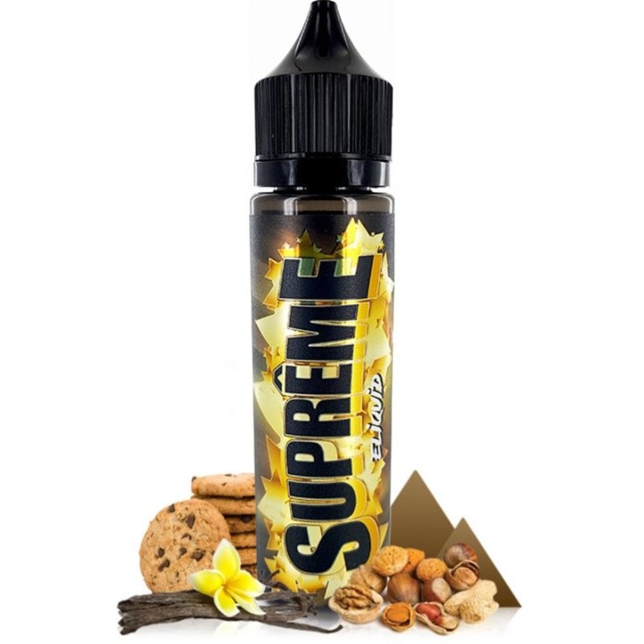 E-liquide Suprême 50ml - Classic blond - Cookie - Vanille - Noix de coco - 50ml - 50/50 PG/VG - 0mg