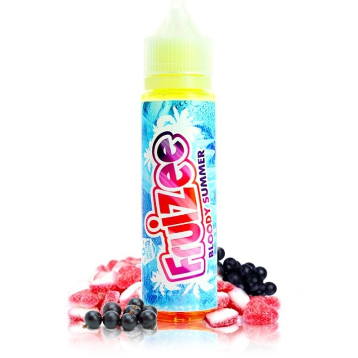 E-liquide Bloody Summer 50ml Fruizee - Bonbon fruits rouges - Raisin - Cassis - Frais - 30/70 PG/VG - 0mg
