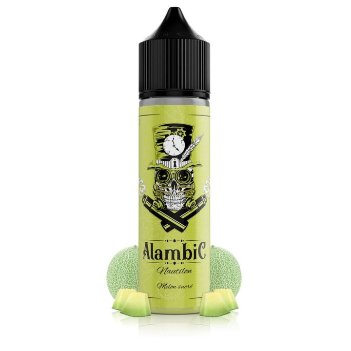 E liquide Alambic - Melon - 50 ml - 50/50 MPGV/VG - 0 mg